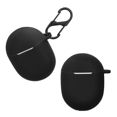 Image de kwmobile Étui Compatible avec Google Pixel Buds A Series Housse pour Casque Audio étui de Protection en Silicone Noir