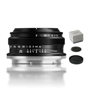 Image de TTArtisan APS C Objectif à Corps métallique F2 25 mm Compatible avec Monture Nikon Z Noir