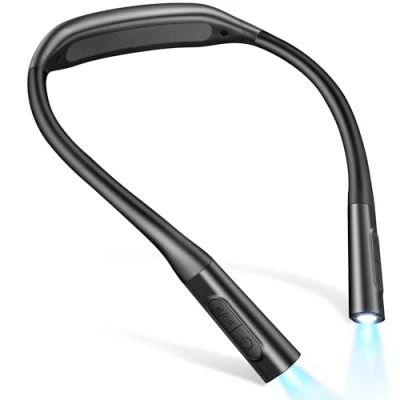 Image de Glocusent Lampe à Suspendre 100h d&#039;autonomie (1200 mAh). Lumière ultra personnalisable (5 intensités &amp; couleur réglable) pour lecture, couture. Léger, portable et confortable