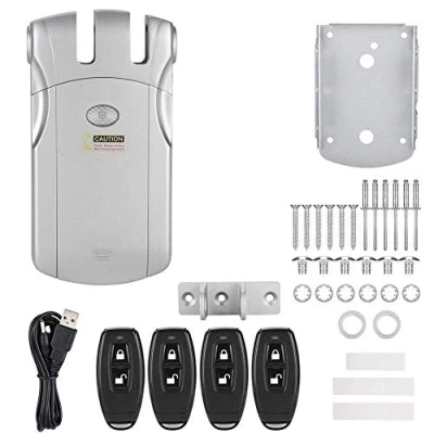 Image de MAGT Serrure Télécommande, Porte Telecommandee Waffu Verrouillage Électronique Intelligent Invisible Sécurité De