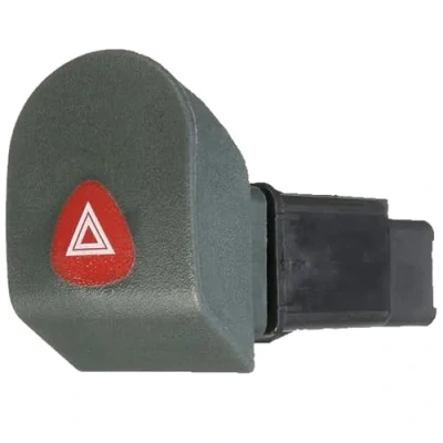 Image de Bouton de Warning Feux Détresse compatible avec KANGOO 1997 à 2010 7700308821 8200090307 8200523539