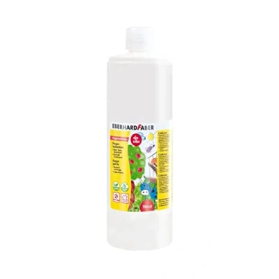 Image de Eberhard Faber 578901 Peinture au doigt EFA Color, blanc, 750 ml, séchage rapide et lavable