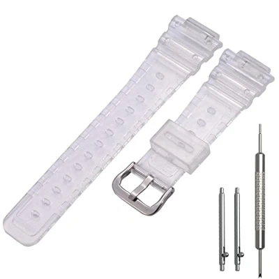 Image de WRISTARMOR Bracelet de rechange en résine compatible avec Caiso G Shock GA2100 GA2110 caoutchouc étanche pour homme