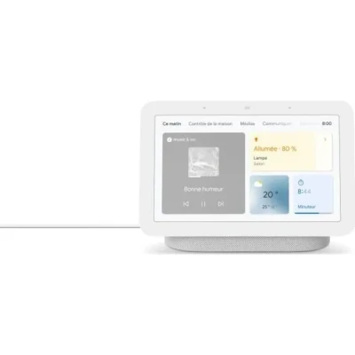 Image de Google Nest Hub (2eme génération) Enceinte avec commande vocale Gris clair Neuf