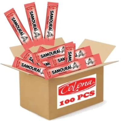 Image de COLONA 100 sticks de sauce Samouraï doses individuelles 10ml