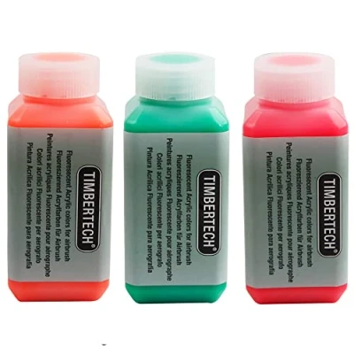 Image de Timbertech Lot de 3 peintures acryliques fluorescentes 100 ml