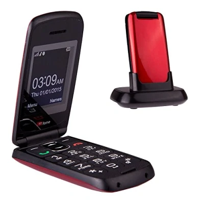 Image de TTfone Star TT300 Téléphone Portable débloqué 2G (Ecran: 2 Pouces 1 Mo Simple SIM) Rouge