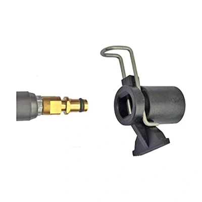 Image de M&amp;M Smartek Adaptateur Haute Pression pour Tuyau/convertisseur Nettoyeur Compatible avec/comme Kärcher, Karcher, G1/4&quot; ou avec M22 IG (Option A Kärcher)