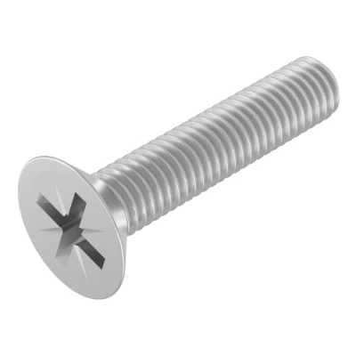Image de SECCARO Lot de 20 vis à tête fraisée M2 x 10 mm en acier inoxydable V2A VA A2 DIN 965 Phillips / PZ Filetage complet
