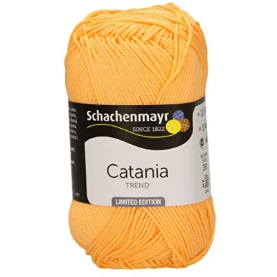 Image de Schachenmayr Fils De Coton À Tricoter, Cantaloup, 11,5 x 5,2 6 cm