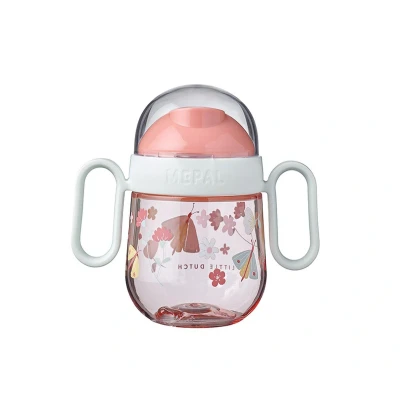 Image de Mepal Gobelet d&#039;apprentissage anti fuites Mio 2.0 Little Dutch à partir de 6 mois pour bébé 200 ml Flowers &amp; Butterflies