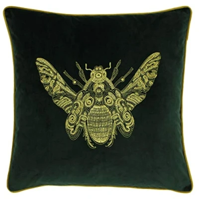 Image de Paoletti CERANA 50X50 C/Case Emerald, Polyester, Smaragd, 50x50cm