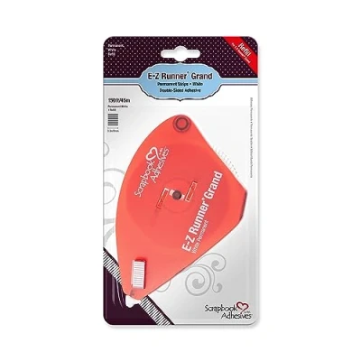 Image de Scrapbook Adhesives by 3L E Z Runner Grand Strips Refill Permanent, Red, Rouge
