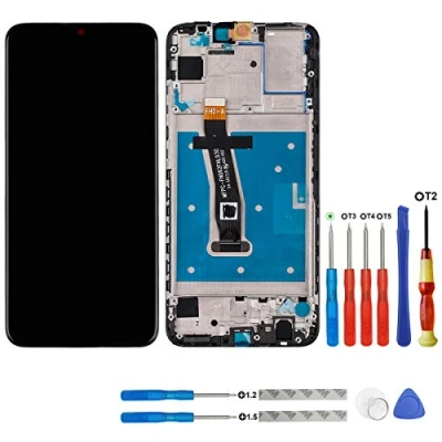Image de swark Écran LCD compatible avec Huawei P Smart 2019 / 2020 (pas 2017 et pas Plus) tactile + outils (noir cadre)