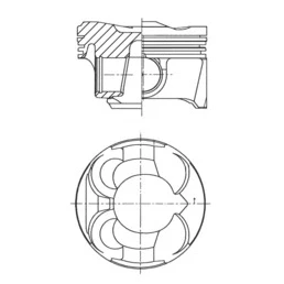 Image de Piston KOLBENSCHMIDT 41267620