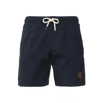 Image de Urban Classics Block Short de bain, Homme, Taille: 3XL, Navy