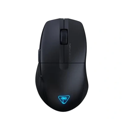 Image de Turtle Beach Pure Air Souris de Gaming RGB Ergonomique sans Fil Ultra légère, capteur Optique 26 000 PPP, Batterie 125h, interrupteurs optiques Titan, Bluetooth, éclairage Noir