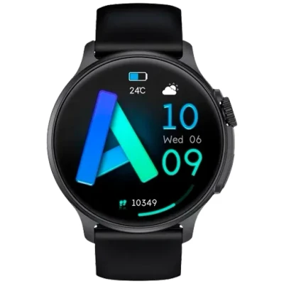 Image de Emporia Watch Joy, Montre Intelligente pour Homme et Femme, de Fitness, Sport, santé Personnes âgées, Fonction téléphone, Bluetooth, réveil, Noir