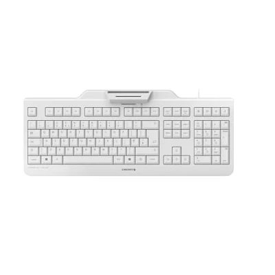 Image de Cherry Clavier et Lecteur de Puce Intégrée (ID) Blanc