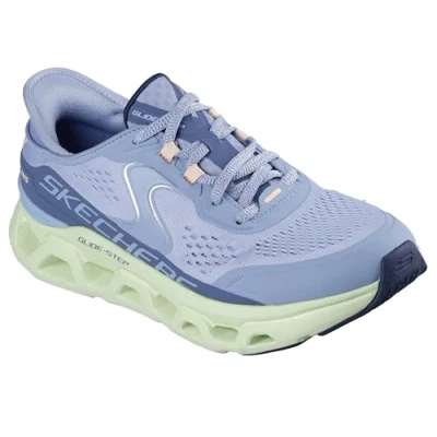 Image de Skechers Femme Glide Step Altus Basket, Blmt = Bleu/Multicolore, 39 EU