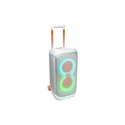 Image de Enceinte de soirée portable à roulettes JBL PartyBox Stage 320 Bluetooth Blanc