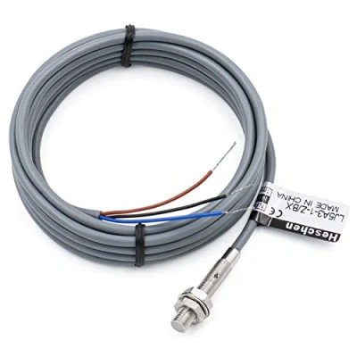 Image de Heschen M5 capteur de proximité inductif interrupteur Type bouclier LJ5A3 1 Z/BX détecteur 1mm 10 30VDC 150mA NPN normalement ouvert (NO) 3 fils