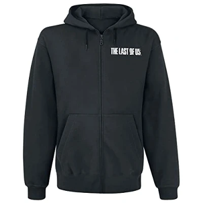 Image de The Last Of Us Part 2 Firefly Homme Sweat Shirt zippé à Capuche Noir L
