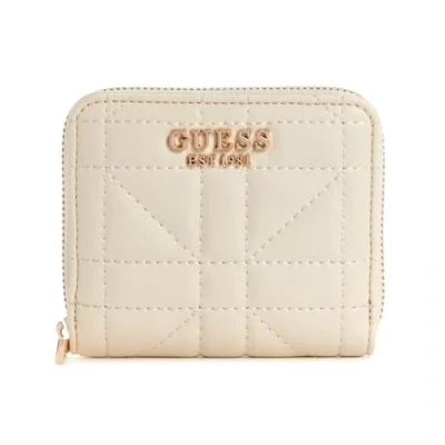 Image de Guess Assia Small ZIP Around Portefeuille, Femme, Taille: One Size, Stone