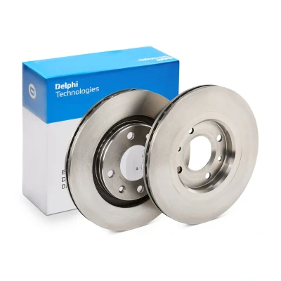 Image de DELPHI BG2387 Disque de frein 266 20 4 ventilé huilé non traité sans roulement roue, bague ABS PEUGEOT: Partner I Combispace, 306 3/5 portes