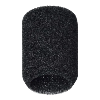 Image de Shure A85Ws Pare Brise en Mousse Noire pour Sm85, Sm86, Sm87A et Beta87A Beta87C