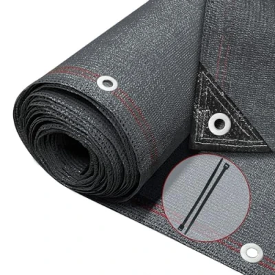 Image de vounot Brise Vue Occultant en HDPE avec Attaches et Clips de Fixation Protection Rayons UV Résistant aux Déchirures au Vent pour Jardin Balcon 230g/m² 1.5x10m Anthracite