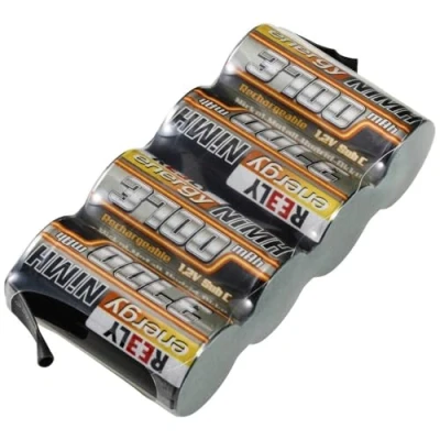 Image de Reely Pack de Batterie (NiMh) 4.8 V 3700 mAh Nombre cellules: 4 Sub C Side by