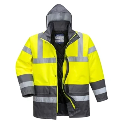 Image de Portwest Homme S466 Manteau de travail, Jaune (citronier), 4XL EU