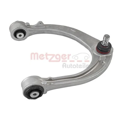 Image de METZGER 58145101 Bras de suspension avec support en caoutchouc, rotule Essieu avant gauche, supérieur barre oscillant transversal