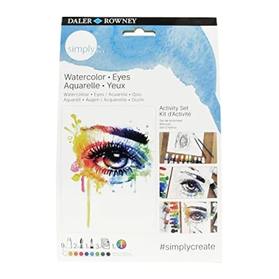 Image de Daler Rowney Simply Set D&#039;Activité Thématique Yeux Peinture Aquarelle