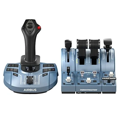 Image de Thrustmaster TCA Captain Pack X Airbus Edition Manche de vol et quadrant d&#039;accélérateur haute précision pour Xbox Series XS, One PC