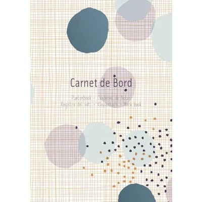 Image de Clairefontaine 36899C Un Cahier de Bord Agrafé A5 14,8x21 cm 40 Pages avec Marges Détachables Papier Blanc 110 g Couverture Carte Pelliculée Motif Aléatoire