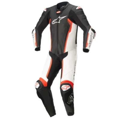 Image de Alpinestars Missile V2 Tech Air 1 Piece Leather Suit noir / blanc 52