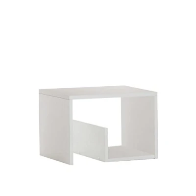 Image de FMD Moebel SB Design Mike Table d&#039;appoint 59 x 38 36 cm Blanc