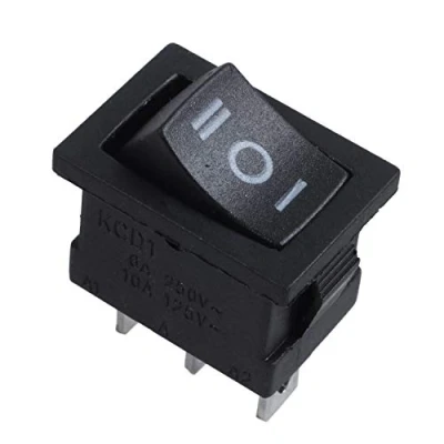 Image de Potadak SPDT ON OFF Interrupteur a bascule de position 3 positions AC 250V / 6A 125V 10A