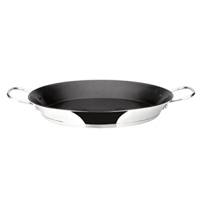 Image de IBILI Poêle à paella Bistrot, 28 cm, Acier inoxydable, Antiadhésif, 2 portions, Compatible avec l’induction