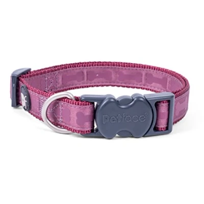 Image de Petface Tonal Bones Collier pour Chien Motif os Taille L