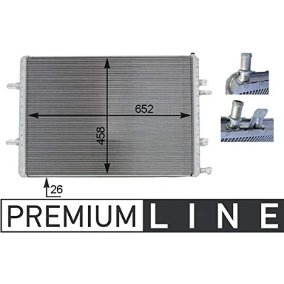 Image de Radiateur basse température, intercooler BEHR MAHLE CIR 3 000P