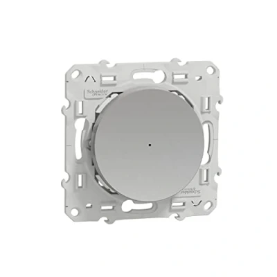 Image de Schneider Electric S530530W Wiser Odace bouton poussoir 10A zigbee alu