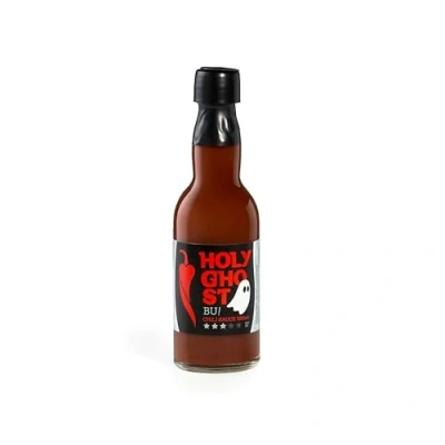 Image de I LOVE SPICY Holy Ghost 100 ml Sauce Chili Piquante aux Arômes Prononcés de Cacao et Cannelle; Pimentée Piquant 3/5