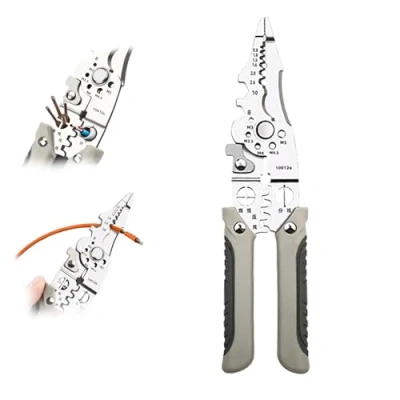 Image de 2024 New Arrival Multifunctional Wire Stripper Crimper Cable Cutter Pliers, Multipurpose Stripper, Professional Electrical Stripping Tool for Crimping (1Pcs)