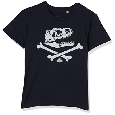 Image de Jurassic Park BOJUPAMTS040 T Shirt, Navy, 14 Ans Garçon