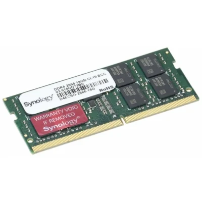 Image de Synology 16 Go (1 x Go) DDR4 ECC Un buffered SO DIMM 2666 MHz (D4ECSO 16G) RAM PC4 21300 (