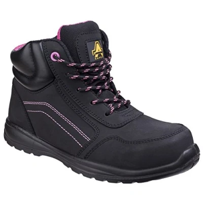 Image de Amblers Sécurité Femmes As601 Ladies Composite Bottes Chaussures Cuir Noir 37