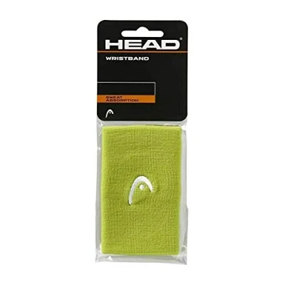 Image de HEAD Bandeau de Poignet 5 Pouces (12,7 cm) Adulte Unisexe, Lime, Taille Unique